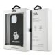 7. Etui Karl Lagerfeld Crossbody Silicone Choupette do iPhone 15 Pro Max - czarne