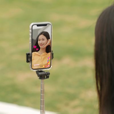 15. Wozinsky Selfie stick WHS1Y teleskopowy tripod 1m z uchwytem na telefon - czarny