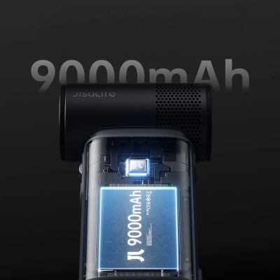 9. Mini dmuchawa Jisulife Handheld Fan Ultra2 9000mAh 5w1 przenośny wiatraczek USB - ciemnoszara