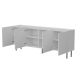 2. Komoda 4D LUCCA 200x40x80 biały