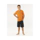 4. Koszulka chłopięca RIP CURL Eternal Shred Art Tee-Boy pomarańczowa