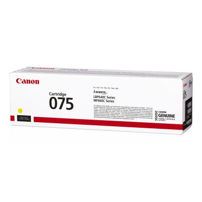9. Canon 075 kaseta z tonerem 1 szt. Oryginalny Żółty