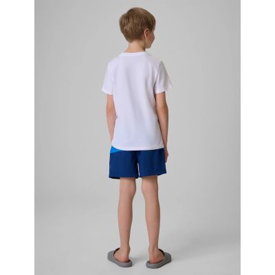 2. Spodenki plażowe boardshorty chłopięce  4F 4FJWSS26UBDSM203-31S