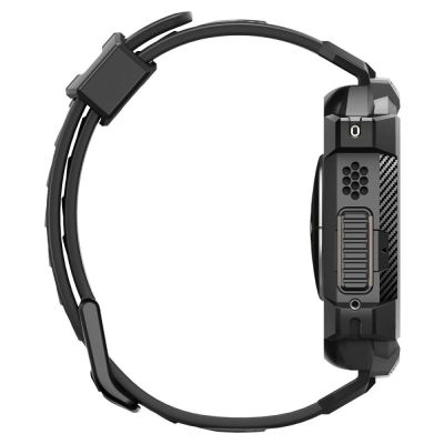 7. Etui z paskiem Spigen Rugged Armor Pro na Apple Watch Ultra (49 mm) - czarne