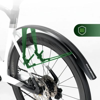 5. Błotniki rowerowe Rockbros FK-892 terenowe regulowane - czarne