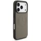 4. Etui Mercedes Leather Vintage Logo MagSafe na iPhone 17 Pro - beżowe
