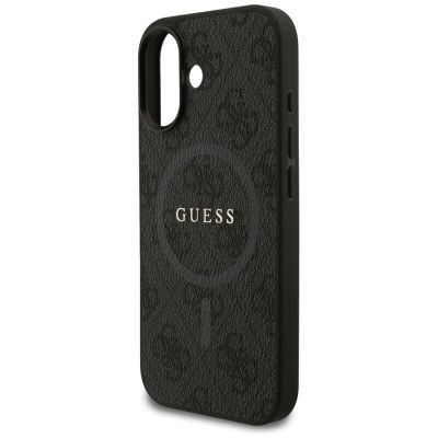 6. Etui Guess 4G Ring Classic Logo MagSafe  do iPhone 17 - czarne