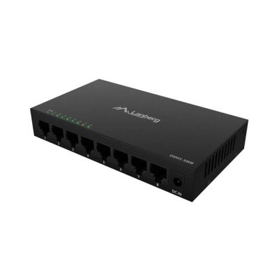 2. LANBERG SWITCH DSM1-1008 8X1GB/S NIEZARZĄDZALNY GIGABIT ETHERNET 12V (OBUDOWA METALOWA)