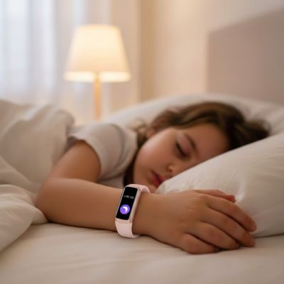 8. Smartband Gravity Różowe Złoto GT40-3