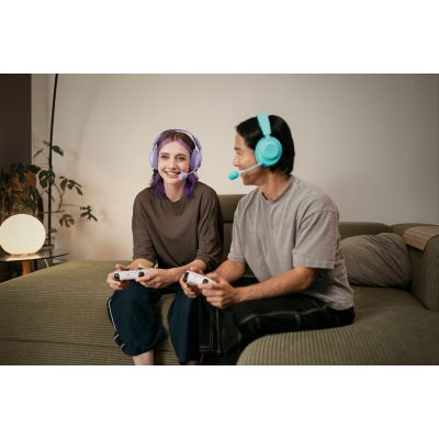 19. Słuchawki Steelseries Arctis Nova 3P Wireless for Playstation, Aqua