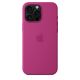 4. Etui Apple iPhone16 Pro Max Silicone Case with MagSafe - Fuchsia