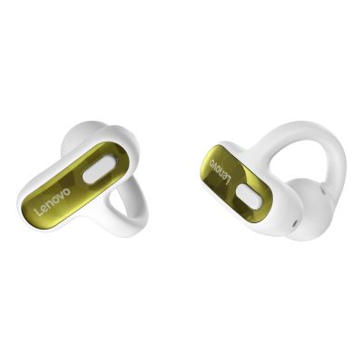 4. Lenovo Open-Ear Clip-on Earbuds | X500 | Built-in microphone | Bluetooth | White