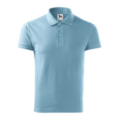 5. Koszulka polo Malfini Cotton M MLI-21215 błękitny