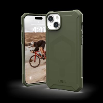 5. Etui UAG Essential Armor MagSafe do iPhone 15 Plus - zielone