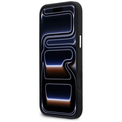 5. Etui Karl Lagerfeld IML Glitter KL Diamond Logo na iPhone 17 Pro Max - czarne