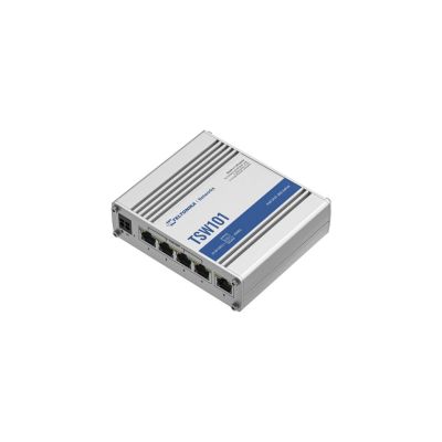 5. Teltonika TSW101 Gigabit Ethernet (10/100/1000) Obsługa PoE Metaliczny