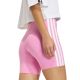 5. Spodenki damskie adidas Essentials 3-Stripes High Waisted Biker różowe KT1625