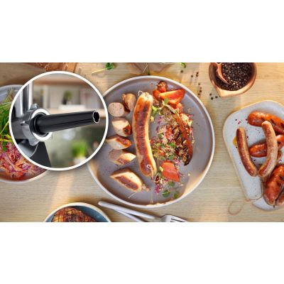 10. Maszynka do mięsa Bosch Series 4 MFWS450B (1900W ; czarny)