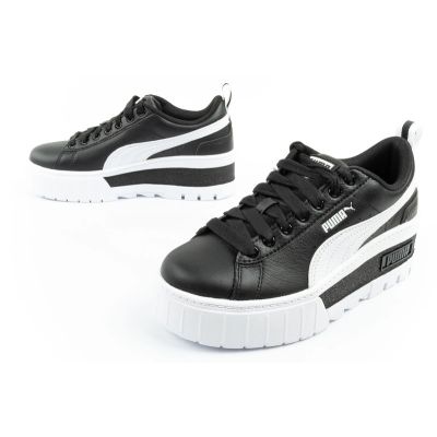 8. Puma Mayze buty damskie sportowe Sneakersy platforma czarne białe modne