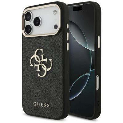 Etui Guess 4G Big 4G Classic Logo na iPhone 17 Pro Max / 18 Pro Max - czarno-złote