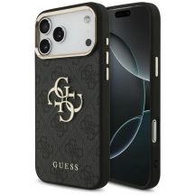 Etui Guess 4G Big 4G Classic Logo na iPhone 17 Pro Max / 18 Pro Max - czarno-złote