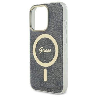 6. Etui Guess IML 4G MagSafe na iPhone 16 Pro - czarne