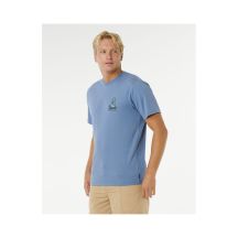 Koszulka męska RIP CURL Vaporcool Search Stack Tee niebieska