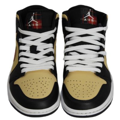 3. Buty sportowe oryginalne Air Jordan 1 Mid Tartan Swoosh Men's - DZ5329-001