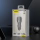 7. Ładowarka samochodowa Dudao R4Ultra 120W Power Delivery Quick Charge LED USB-A USB-C - szary