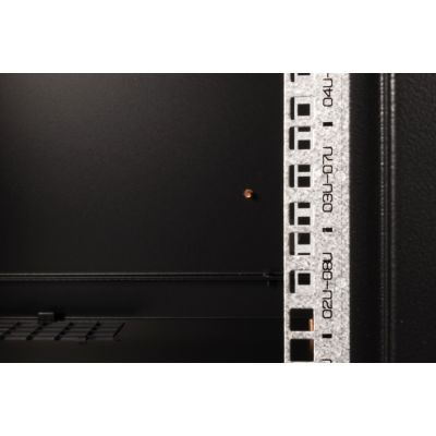 22. Digitus Szafa sieciowa wisząca Unique 19" 9U rack 600x600, drzwi szyba, czarny, niedzielona, złożona, 100kg
