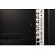 22. Digitus Szafa sieciowa wisząca Unique 19" 9U rack 600x600, drzwi szyba, czarny, niedzielona, złożona, 100kg