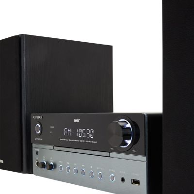 3. AIWA wieża MSBTU-700DAB 2x25W czarna