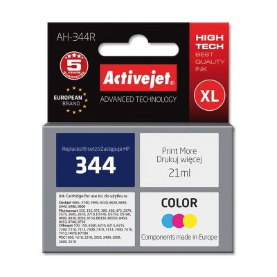 Activejet AH-344R Tusz (zamiennik HP 344 C9363EE; Premium; 21 ml; kolor)