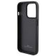 7. Etui BMW Leather Textured & Stripe na iPhone 15 Pro Max - czarne