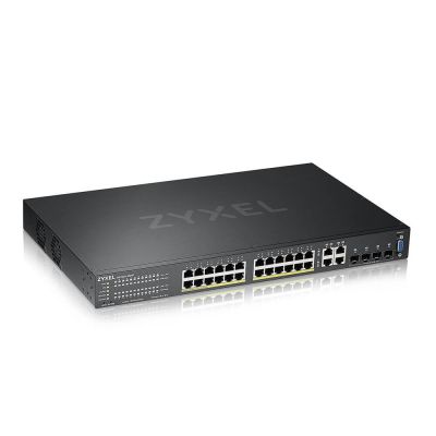 8. Switch Zyxel GS2220-28HP 28p PoE (PoE+: 24;) 375W Managed Gigabit