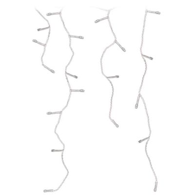 6. LAMPKI CHOINKOWE KURTYNA ŚWIETLNA ZEW 180 LED STEROWNIK TIMER CIEPŁY BIAŁY KABEL TRANSPARENTNY