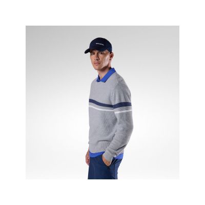 3. Sweter męski ROSSIGNOL M Knitted Cn Sweater szary
