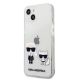 2. Etui Karl Lagerfeld Transparent Karl & Choupette na iPhone 13 mini - przezroczyste