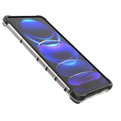 12. Honeycomb etui do Xiaomi Redmi Note 12 Pro+ pancerny hybrydowy pokrowiec czarne