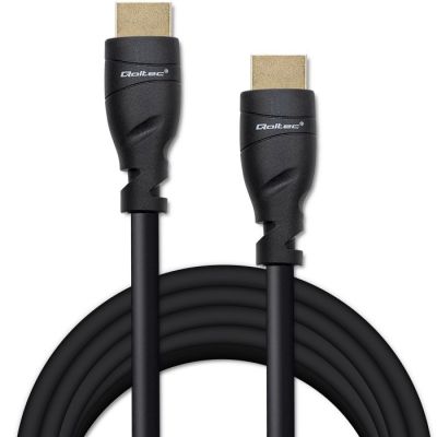 3. QOLTEC KABEL HDMI V2.1 ULTRA HIGH SPEED 8K | 60HZ | 26AWG | GOLD