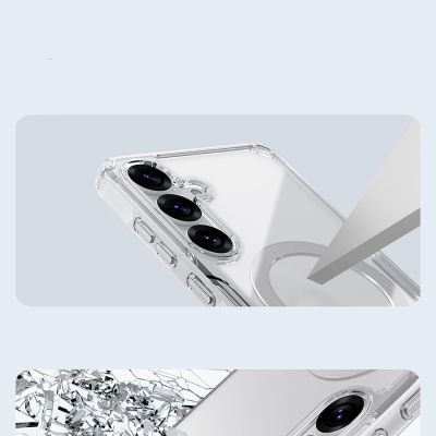 10. Etui Nillkin Nature TPU Pro Magnetic Case z MagSafe na Samsung S25 - białe