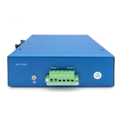 5. Przemysłowy switch 16x 1000Base-TX + 2x uplink 1000Base-FX (bez modułu) DIN rozszerzony zakres temp.