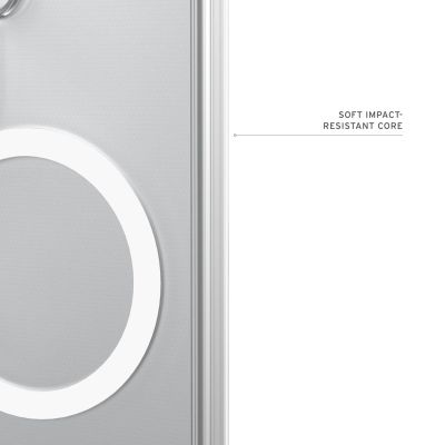 6. UAG Scout Clear Magnet - etui z wbudowanym modułem magnetycznym do Samsung Galaxy S26 (ice/white)