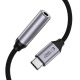 4. Adapter Tech-Protect Ultraboost USB-C to Mini Jack 3.5mm DAC - ciemnoszary