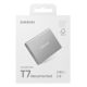 8. Dysk zewnętrzny SSD Samsung T7 Resurrected 2TB Srebrny
