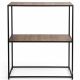 2. REGAŁ STOLIK NA KWIATY KWIETNIK 2 POZIOMY 70X31X85 MDF METAL