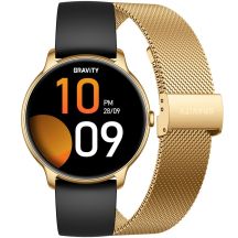 Smartwatch Gravity Złoty Pasek + Bransoleta GT31-2