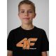 3. T-shirt z nadrukiem chłopięcy 4F 4FJRAW26TTSHM4347-20S