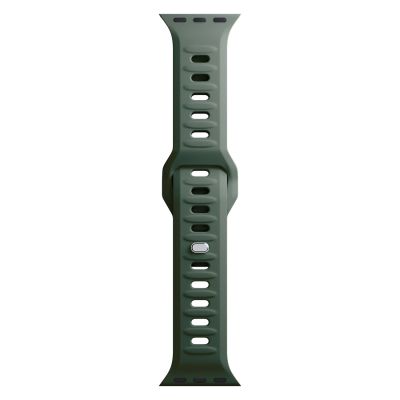 26. Pasek silikonowy 3mk Silicone Watch Strap do Apple Watch 38 / 40 / 41 mm - zielony
