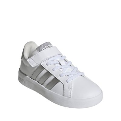 2. Buty dla dzieci adidas Grand Court 3.0 biało-srebrne JP9368